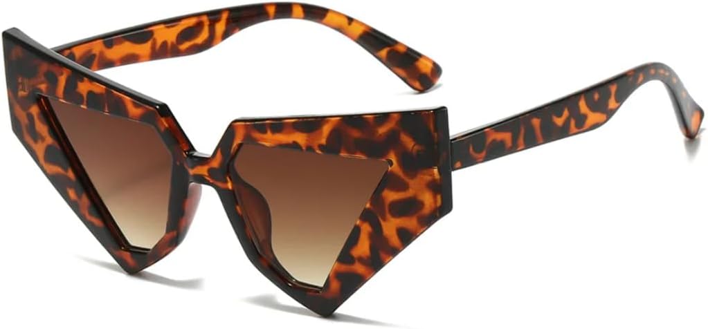 

Роскошные женские солнцезащитные очки с градиентным леопардовым принтом «кошачий глаз», модный уличный дизайн, мужские солнцезащитные очки с защитой от УФ-излучения UV400 SZVVBKK, Leopard Brown
