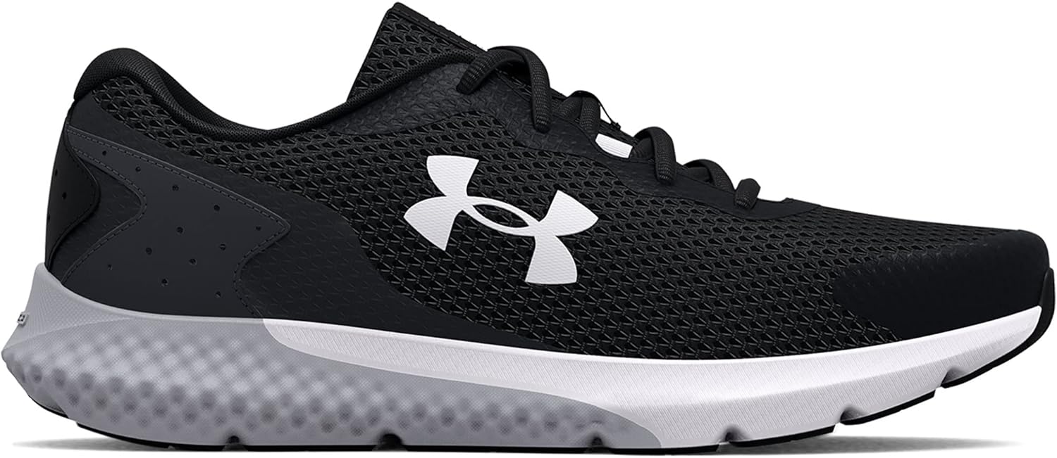 Мужские кроссовки Under Armour Charged Rogue 3, черно-белый — фото 2