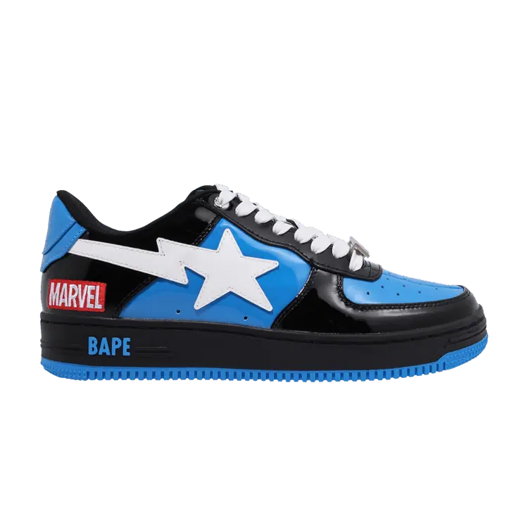 Кроссовки BAPE Marvel x Wmns Bapesta Venom, черный