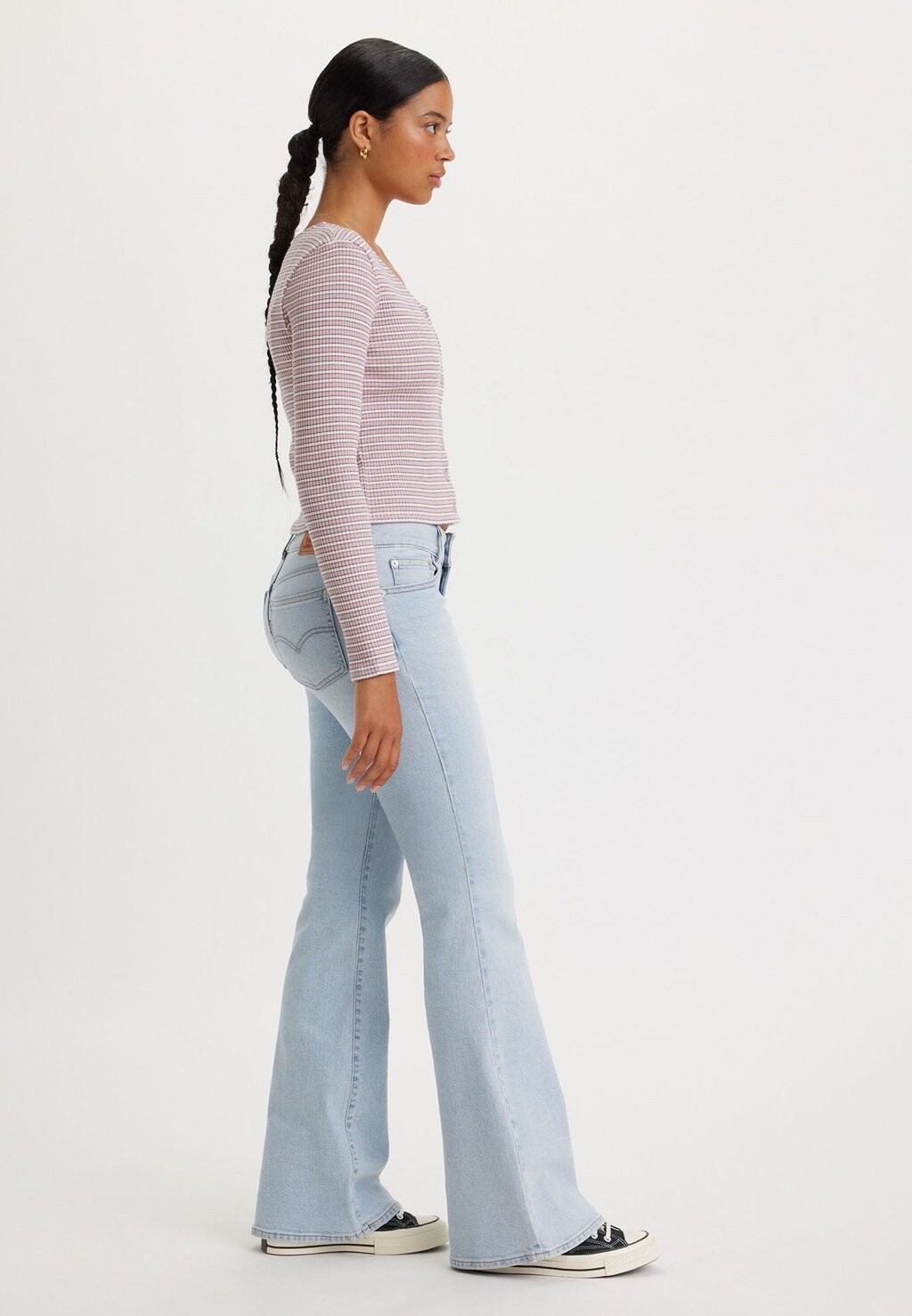 

Расклешенные джинсы SUPERLOW FLARE Levi's, светло-голубой деним