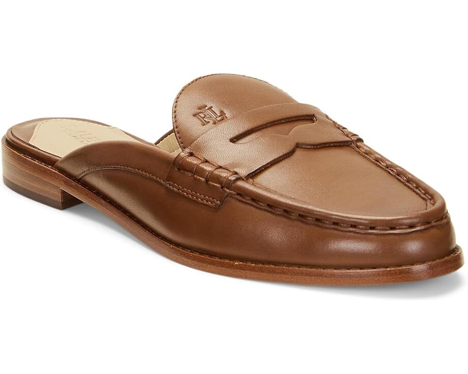 

Туфли на плоской подошве Lauren Ralph Lauren Wynnie Mule, цвет Deep Saddle Tan
