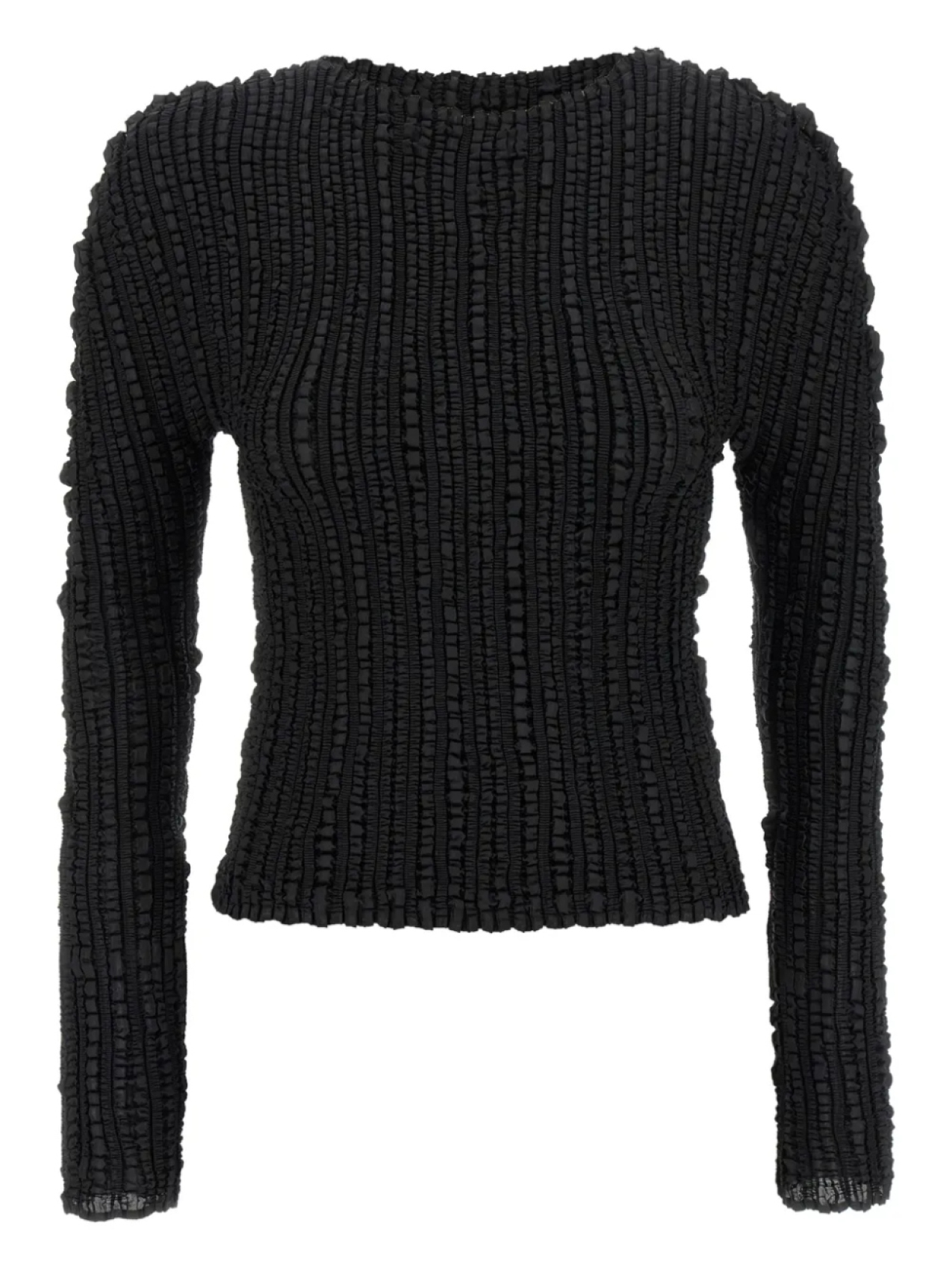 

Топ с длинными рукавами Jellyfish Pleats Issey Miyake, черный