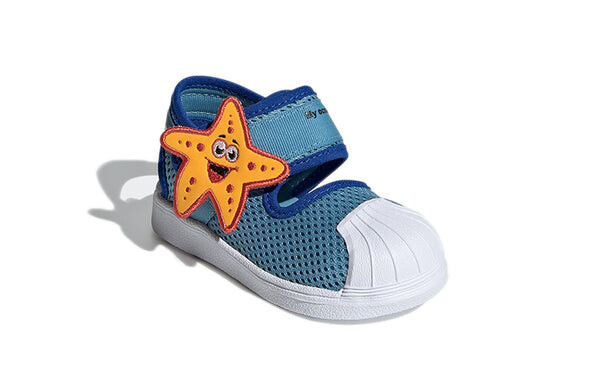 Сандалии оригинальные superstar 360 sndl i primeblue Adidas, синий — фото 3
