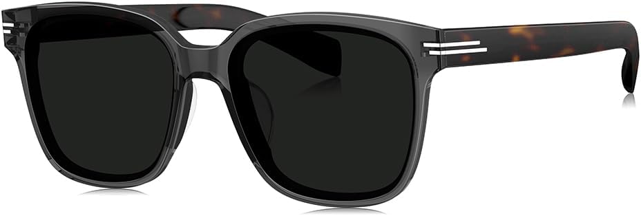 

Солнцезащитные очки BOLON в стиле ретро, ​​квадратной формы, D-образной оправы, поляризованные, для мужчин и женщин, эксклюзивный бренд EssilorLuxottica, Transparent Grey/Grey Polarized M