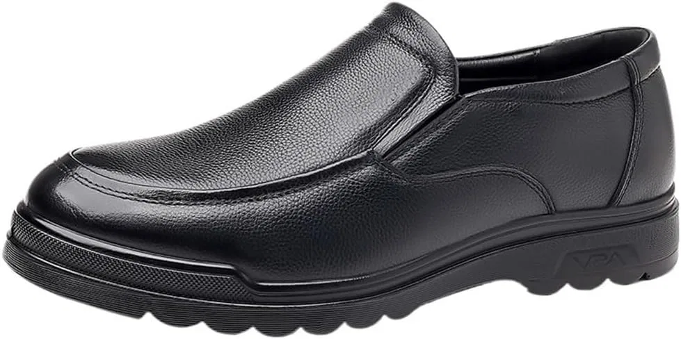 Лоферы мужские из экокожи, повседневные, Black UOPYNE