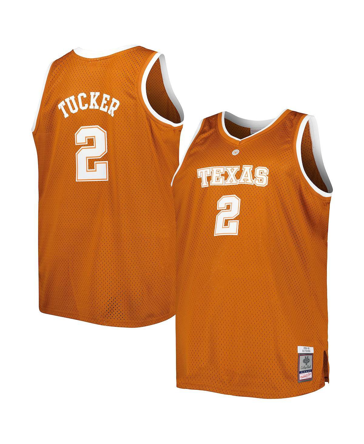 

Мужское джерси PJ Tucker Texas Orange Texas Longhorns Big and Tall Swingman Mitchell & Ness