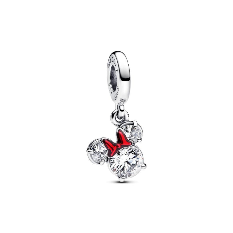 

Шарм Disney Minnie Mouse Silhouette Dangle Pandora, стерлинговое серебро