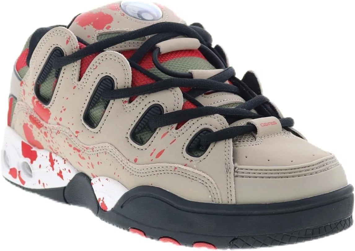 Мужские скейтбордические кроссовки Osiris D3 Og, Taupe Olive Drips