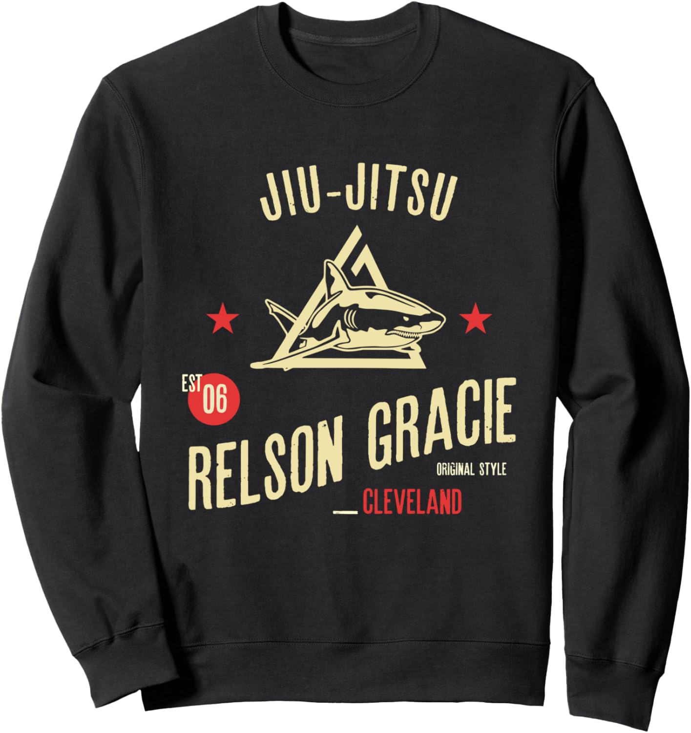 

Толстовка Relson Gracie Cleveland Jiu-Jitsu Academy Of Self-Defense Cle Ohio, черный