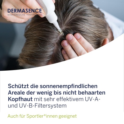 DERMASENCE Solvinea Liquid AK SPF 50+ 75 мл - Солнцезащитный флюид для кожи головы - Нежирный и быстро впитывающийся — фото 3