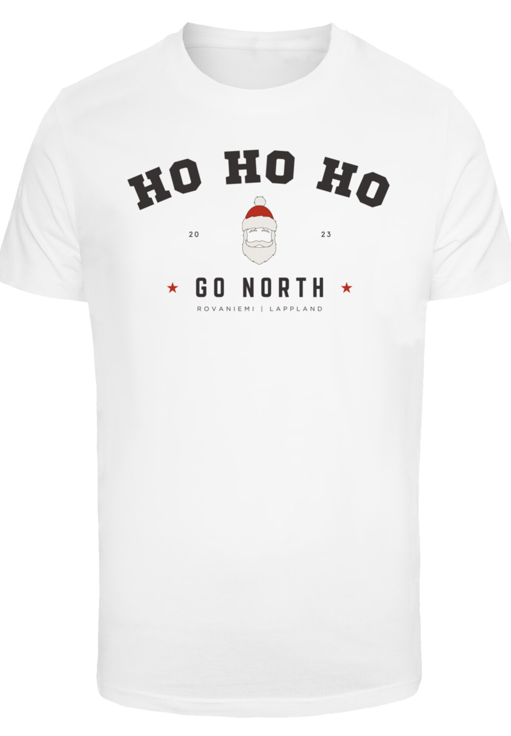

Футболка F4NT4STIC Ho Ho Ho Santa Claus Weihnachten, белый