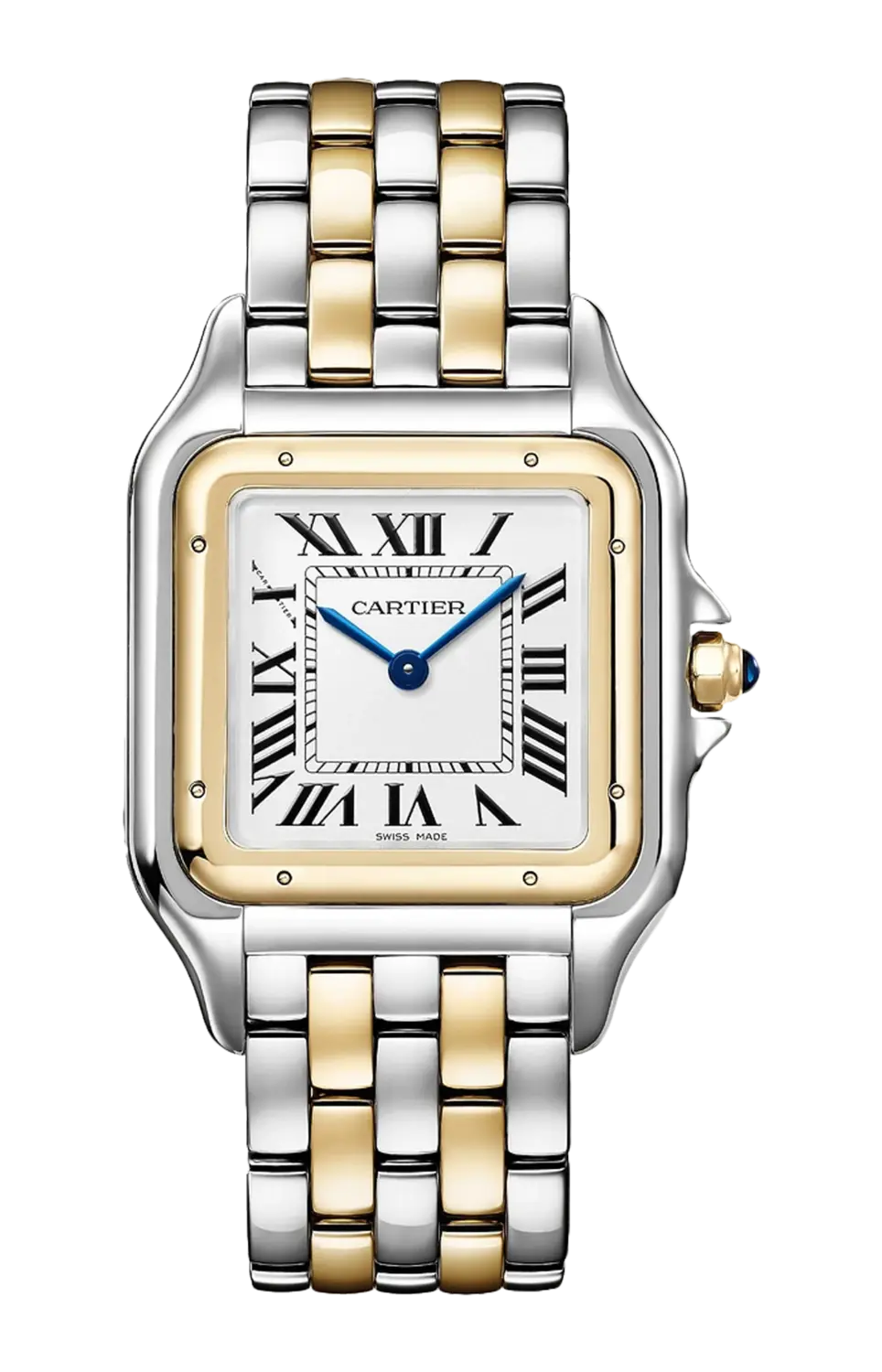 

Panthère de cartier, большая модель, сталь, желтое золото, кварц - w2pn0016 CARTIER