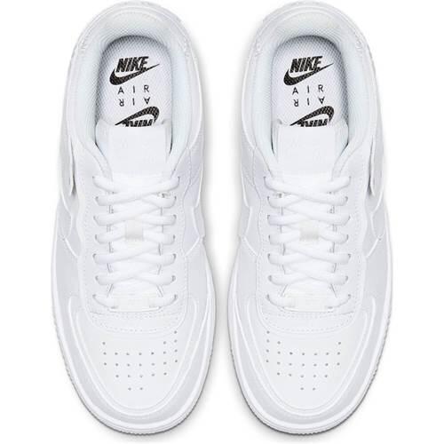 NIKE Кроссовки Air Force 1 Shadow Triple White — фото 4