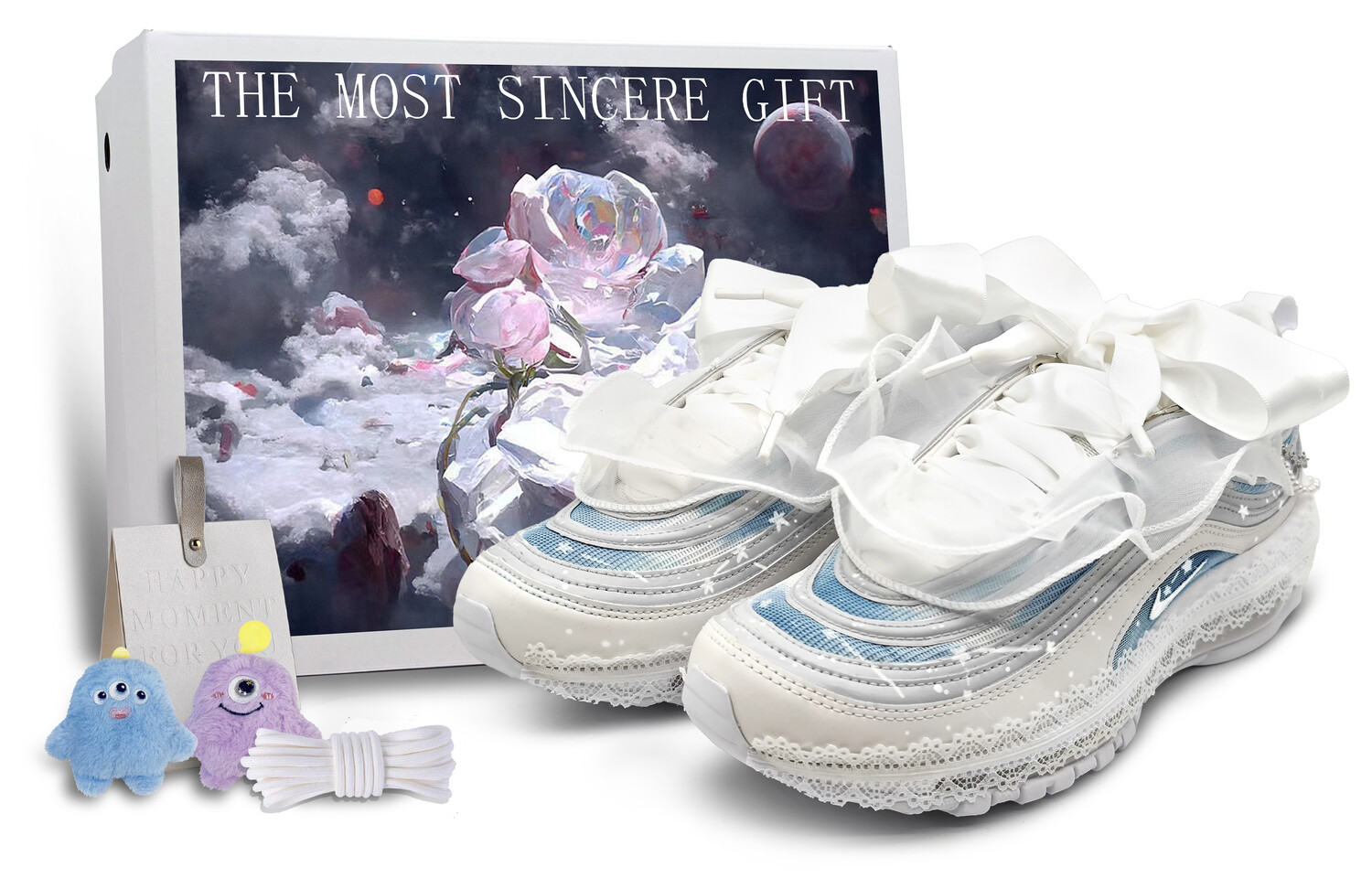 

Кроссовки Nike Air Max 97 Lifestyle Shoes Unisex Low-top White/gray, белый