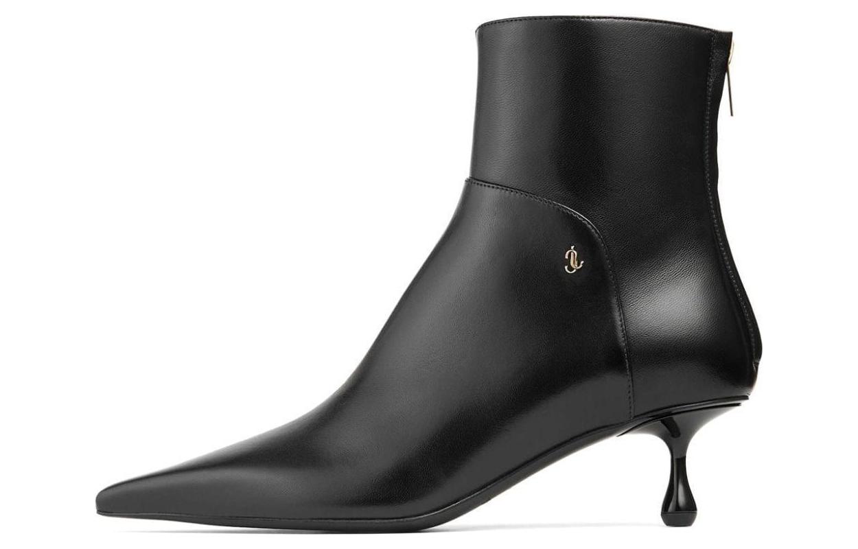 Цикас Кожаные Ботильоны до щиколотки 50 мм Jimmy Choo, Черный