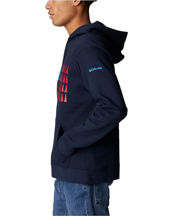 

Худи Columbia Trek Graphic Hoodie, цвет Collegiate Navy/Treestriped Flag