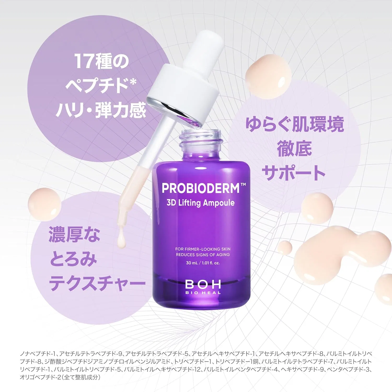 Сыворотка Bioheal BOH — Для лица лифтинг Pro Bio Derm 3D Lifting Serum, 30 мл — фото 3