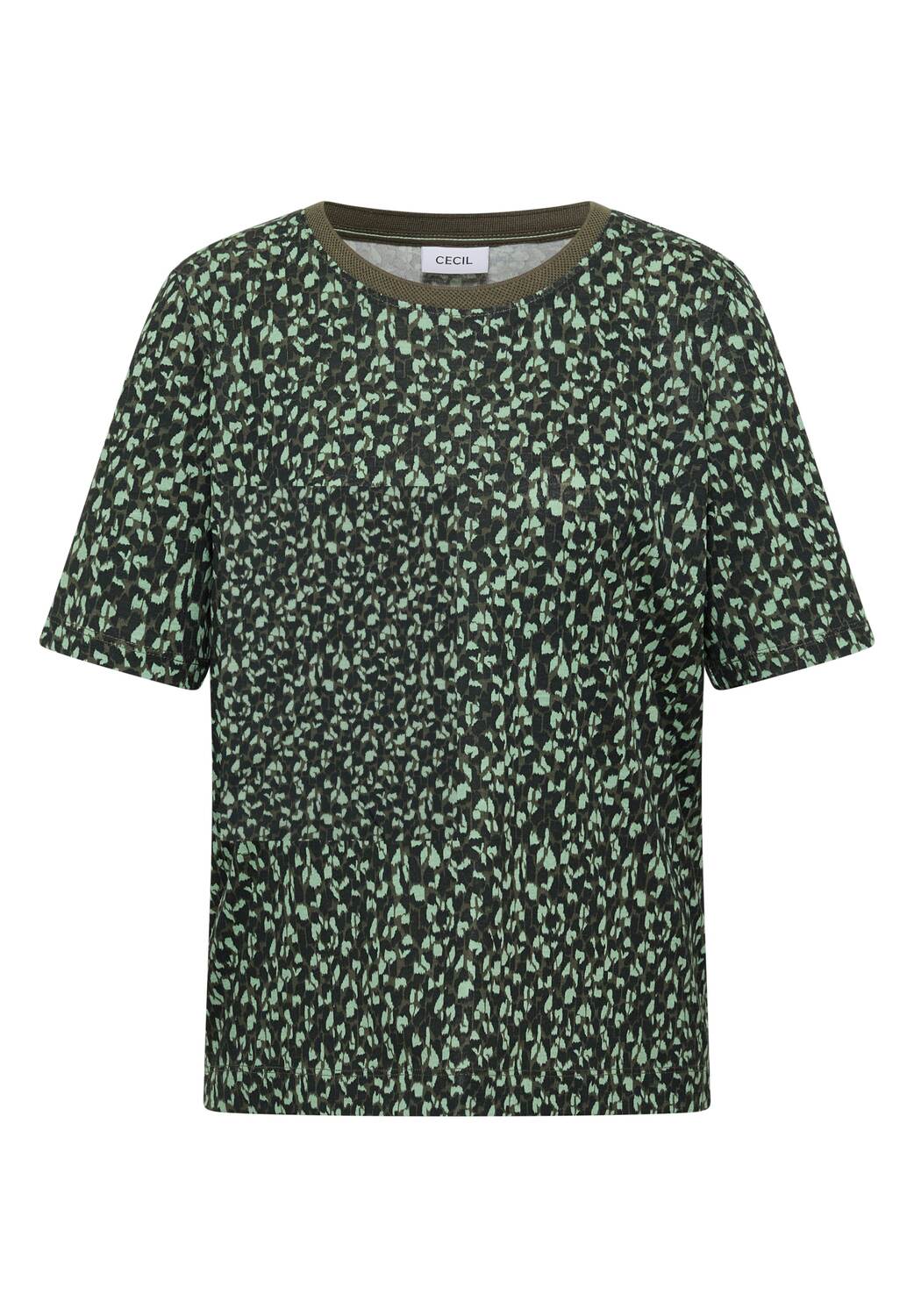 

CECIL Футболка цвета хаки и мяты