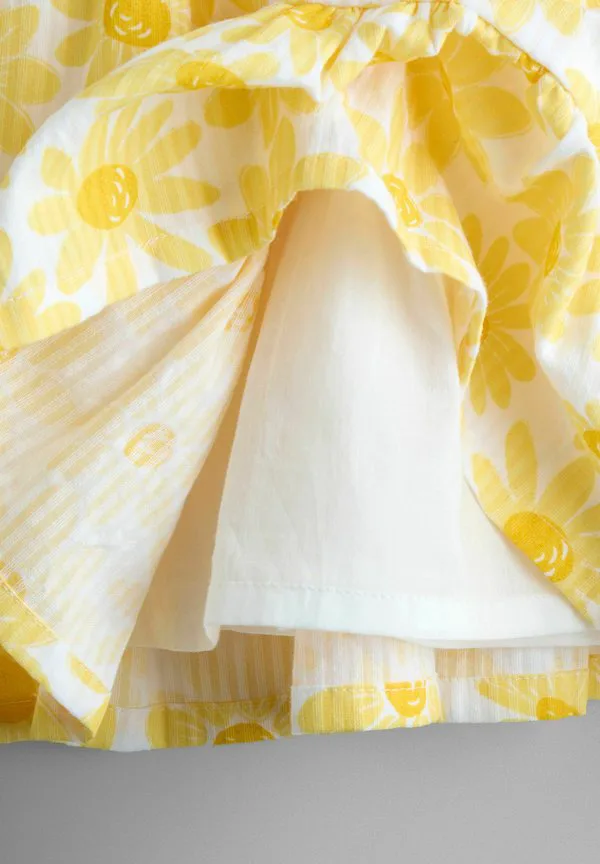 Повседневное платье стандартного кроя Jojo Maman Bébé, Yellow Daisy — фото 4
