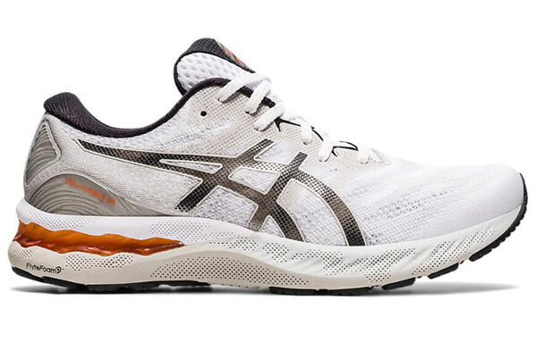 Кроссовки гель нимбус 23 Asics, белый — фото 2