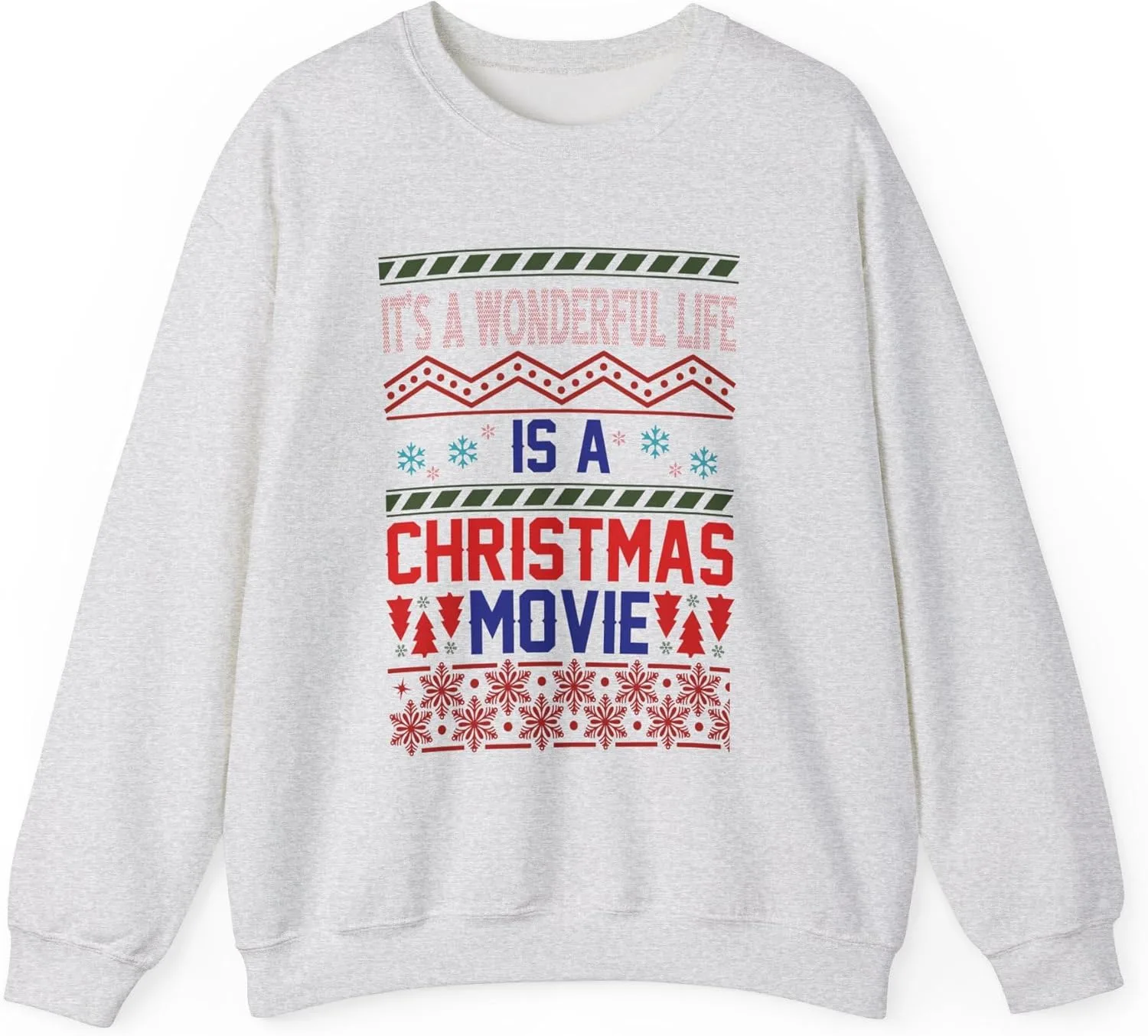 

Свитшот It's a Wonderful Life, праздничный, Heavy Blend Crewneck
