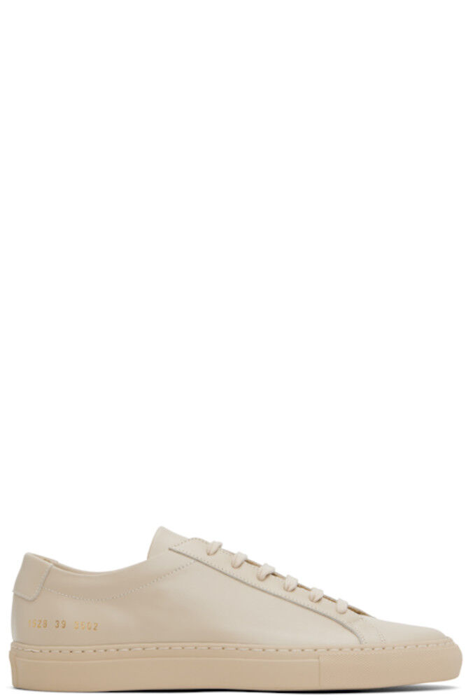 

Бежевые оригинальные низкие кеды Achilles Common Projects