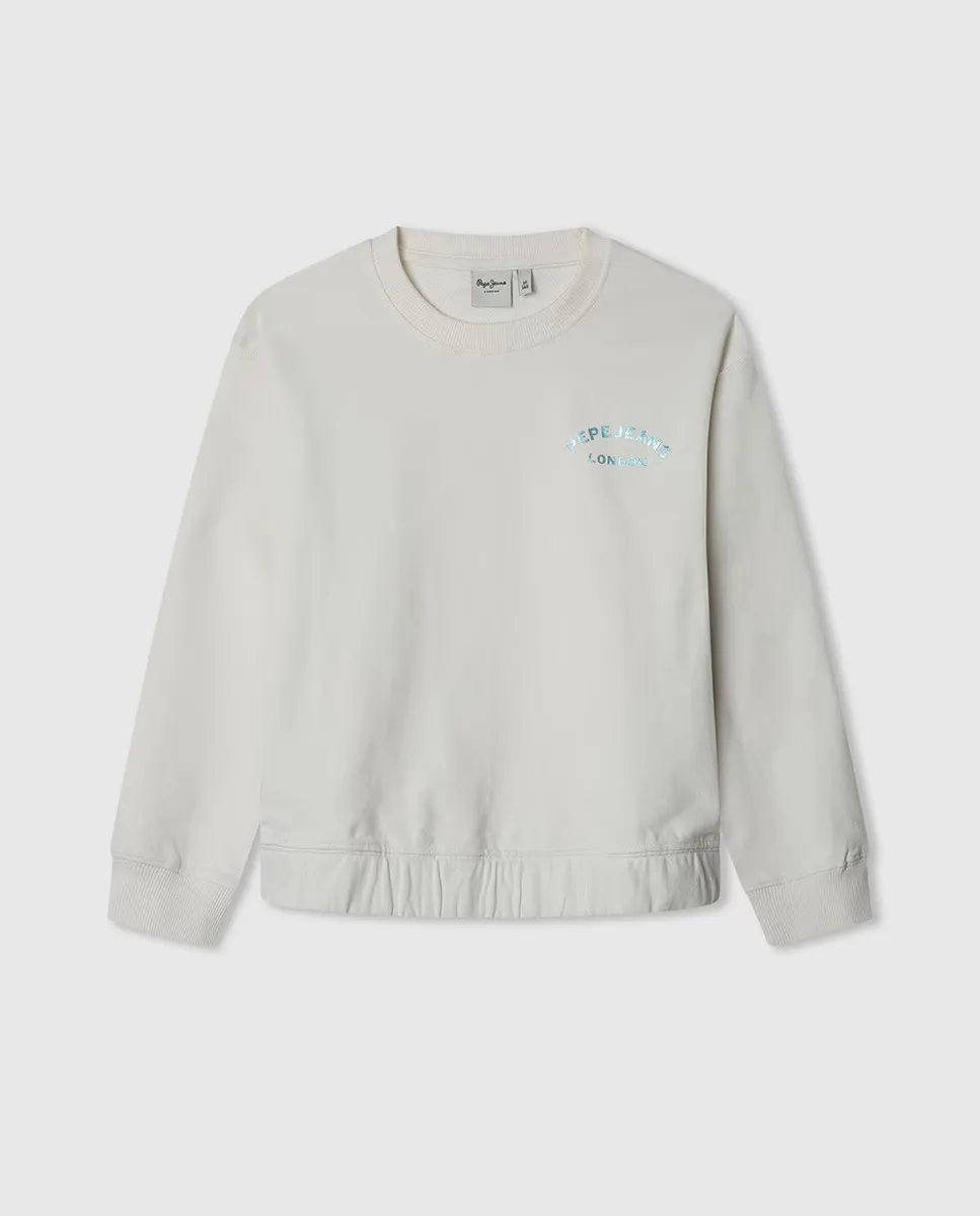 

Нефритовая девичья толстовка Pepe Jeans, цвет Crudo