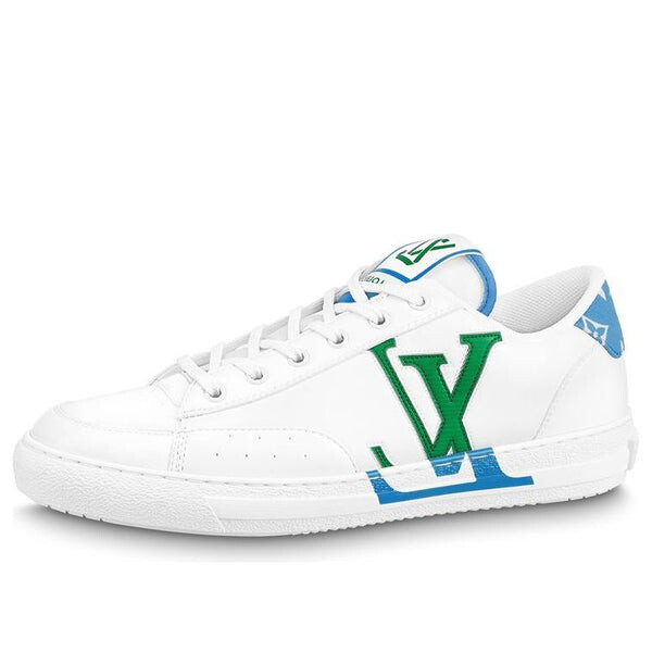 

Кроссовки charlie sneakers 'white blue green' Louis Vuitton, белый