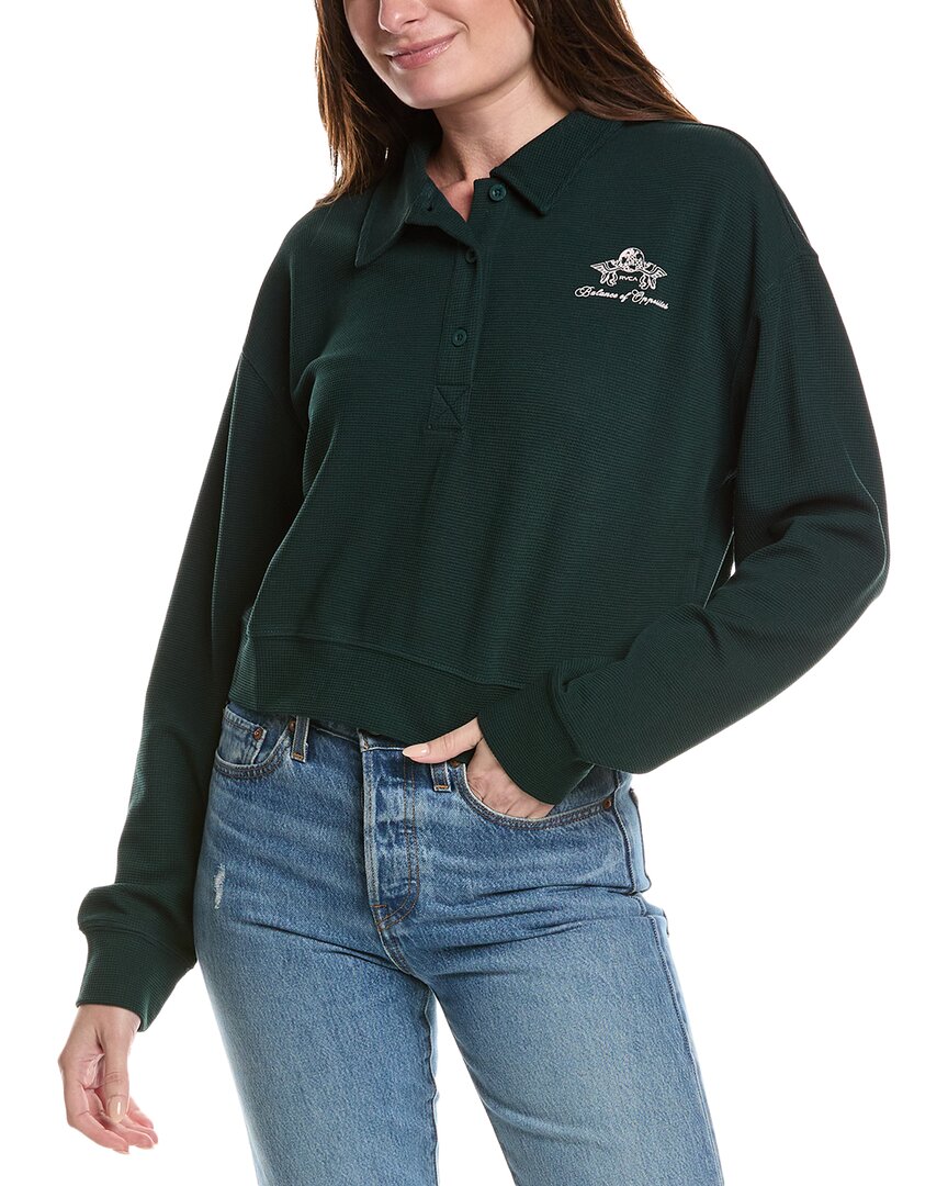 

RVCA Waffle Jersey Top, зеленый