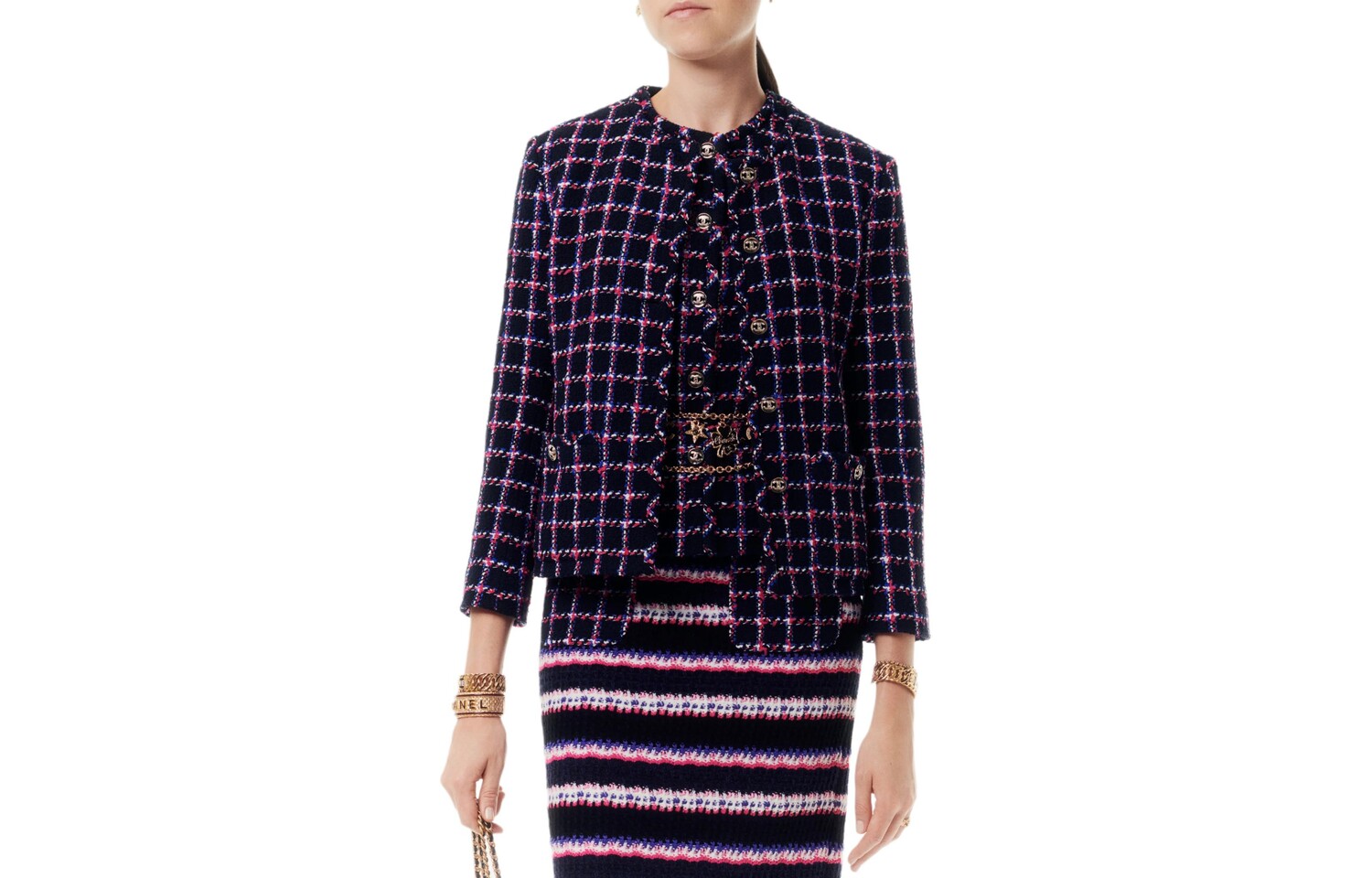 

Куртка женская многоцветная Chanel, Черный, Куртка женская многоцветная Chanel