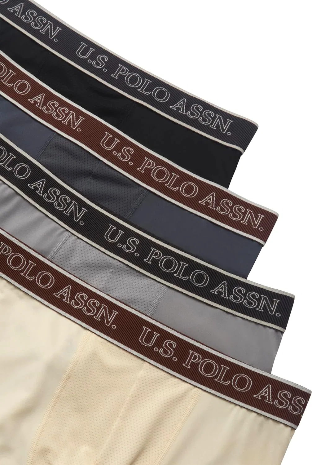 Боксеры U.S. POLO ASSN., Black/Charcoal Grey/Bone White/Ultimate Grey — фото 3