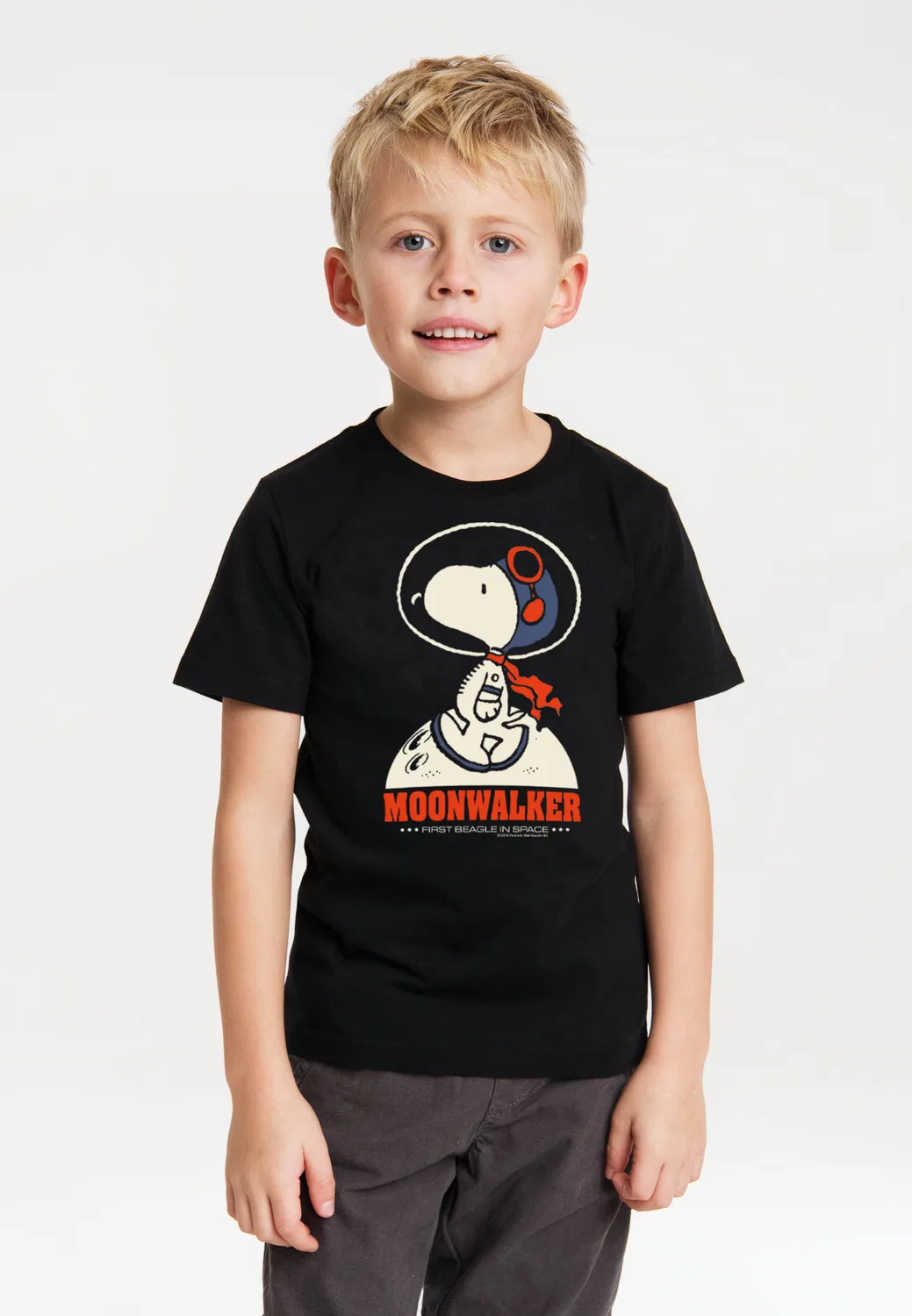 Футболка 'Snoopy - Moonwalker' Logoshirt, Black — фото 2
