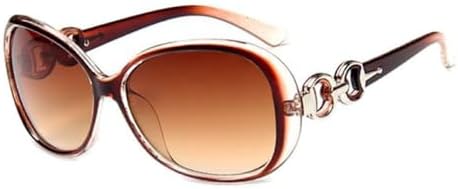 

Солнцезащитные очки 2026 года для женщин, с защитой от ультрафиолета, текстурой нефритового кристалла, градиентным черным дизайном, для активного отдыха на природе MTZJH, Brown