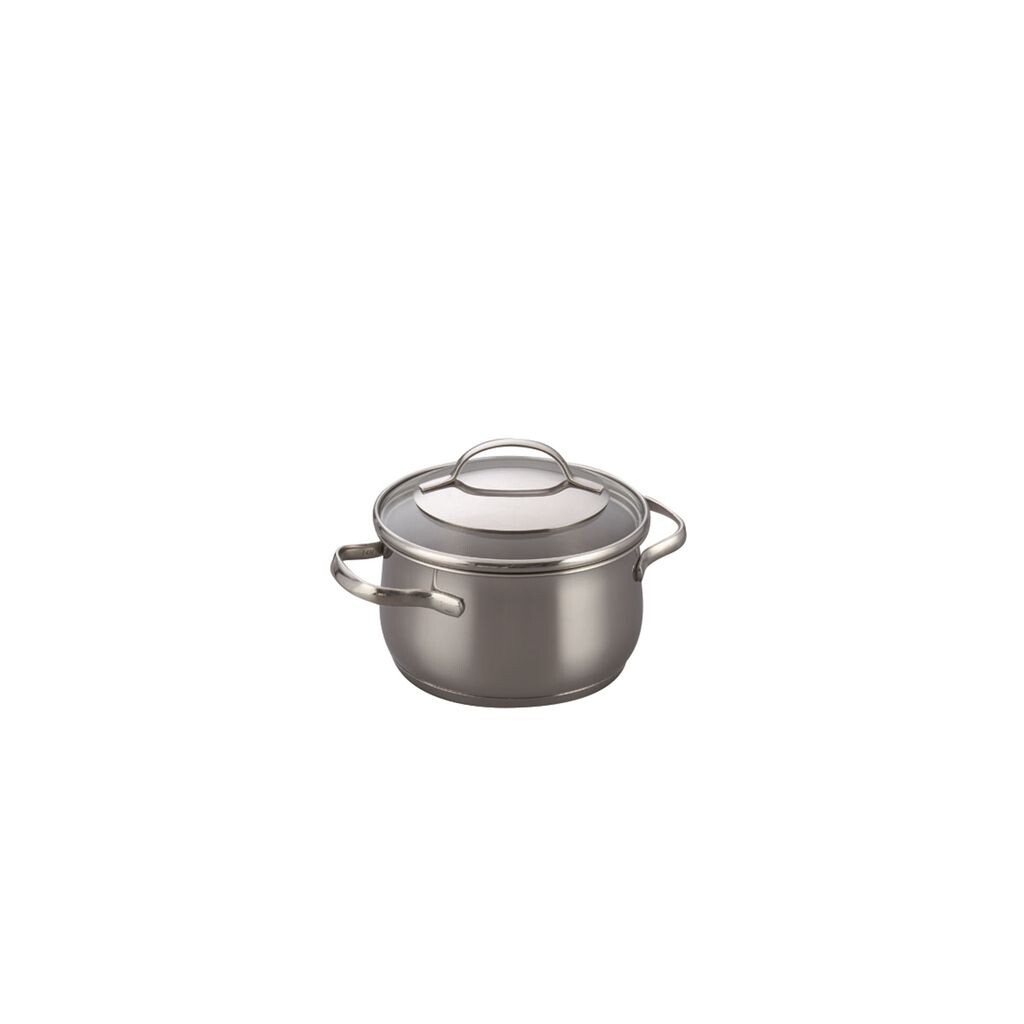 

Kelomat Torrano Mini Pot Ø14 см, 1,2 литра, индукционная нержавеющая сталь Riess