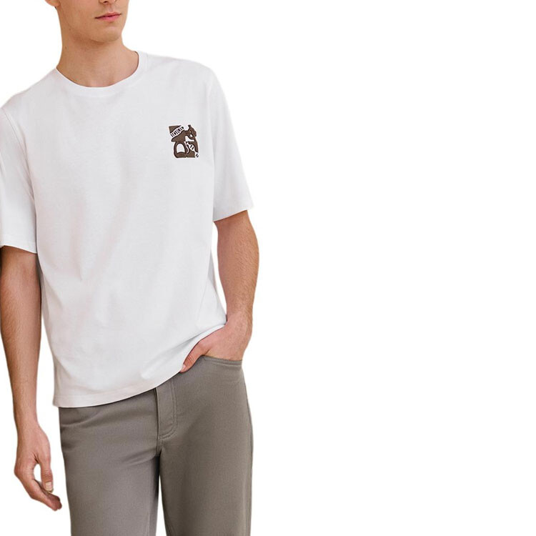 

Футболка мужская белая Hermes, белый