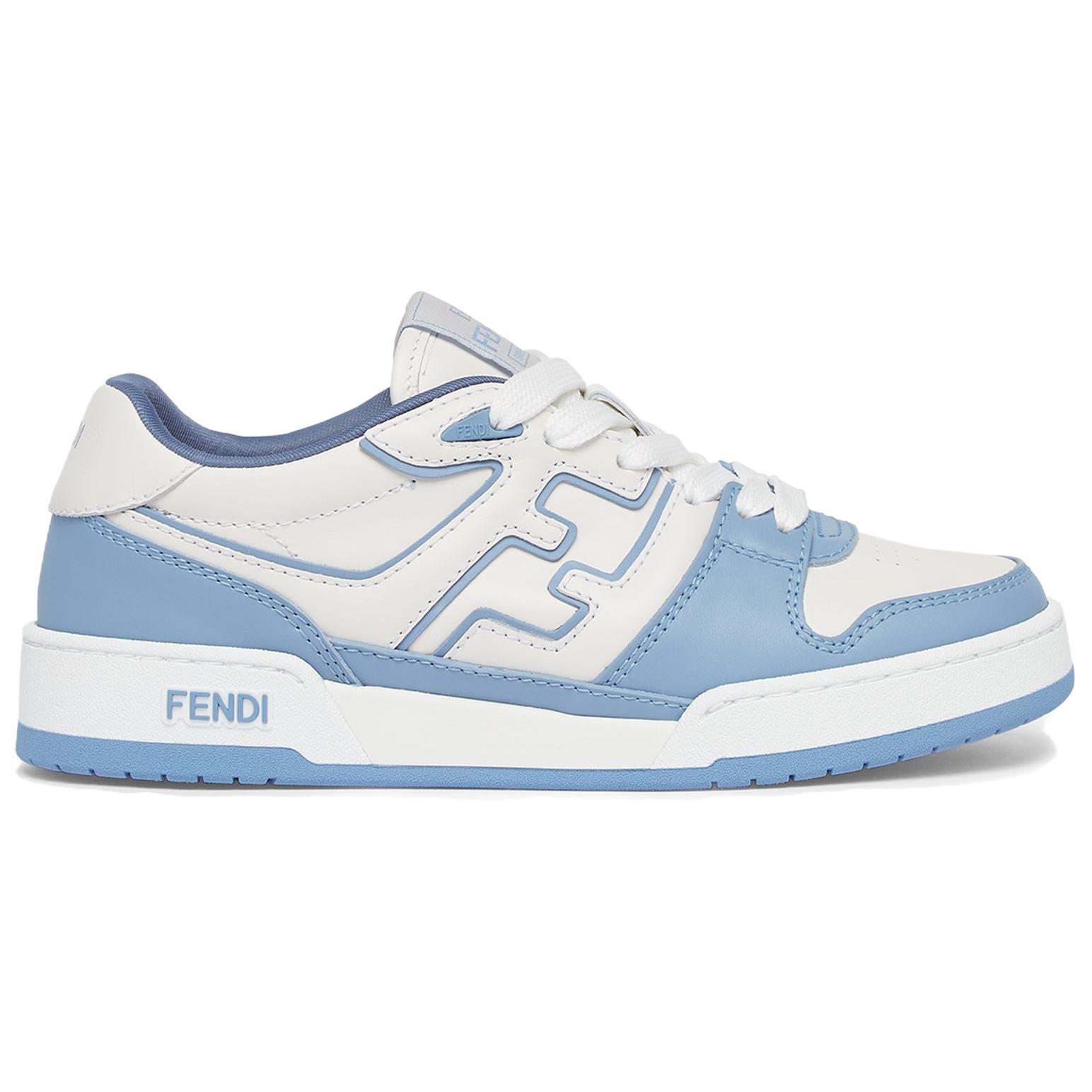 Кроссовки Low Top FENDI женские, сине-белые