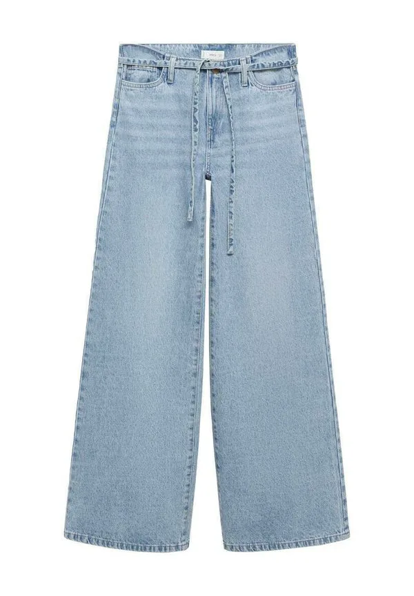 Подростковые джинсы свободного кроя Mango Kids, Light Blue — фото 4