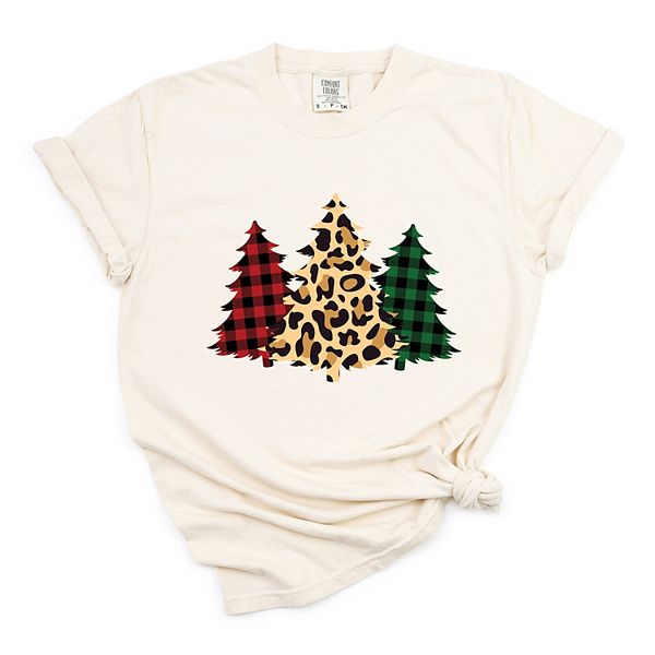 

Футболка женская garment dyed с принтом Christmas trees Simply Sage Market, Ivory, Зеленый, Футболка женская garment dyed с принтом Christmas trees Simply Sage Market, Ivory