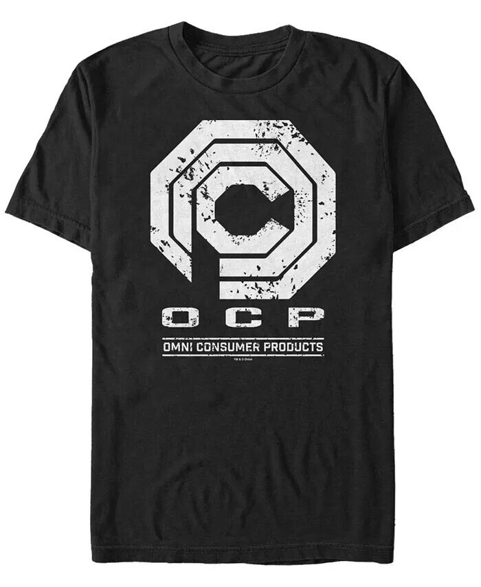 

Футболка Robocop Men's OCP OMN Consumer Products с коротким рукавом и потертым логотипом Fifth Sun, черный