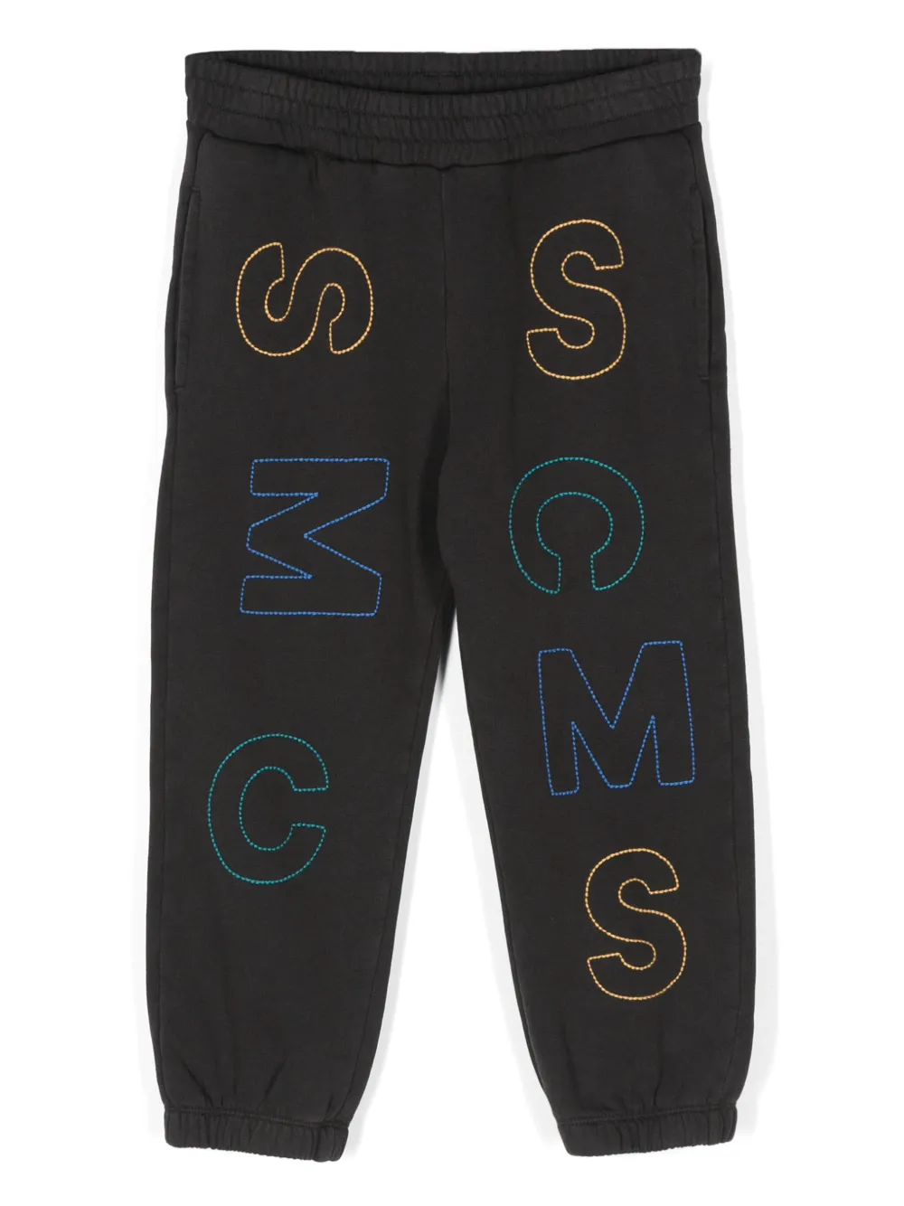 

Спортивные брюки с вышитым логотипом Stella McCartney Kids, черный
