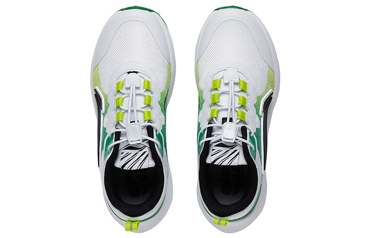 Детские кроссовки GS Low-top Standard Белые/изумрудно-зеленые Lining Young, зеленый — фото 3