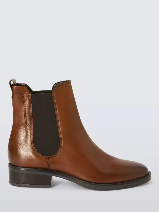 

Ботильоны John Lewis Pebbles Leather Everyday Comfort Chelsea, цвет brown/chestnut