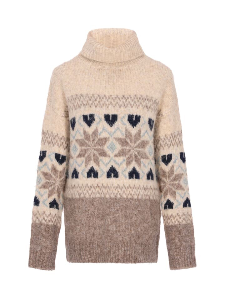 

Пуловер usha BLUE LABEL, цвет beige mehrfarbig
