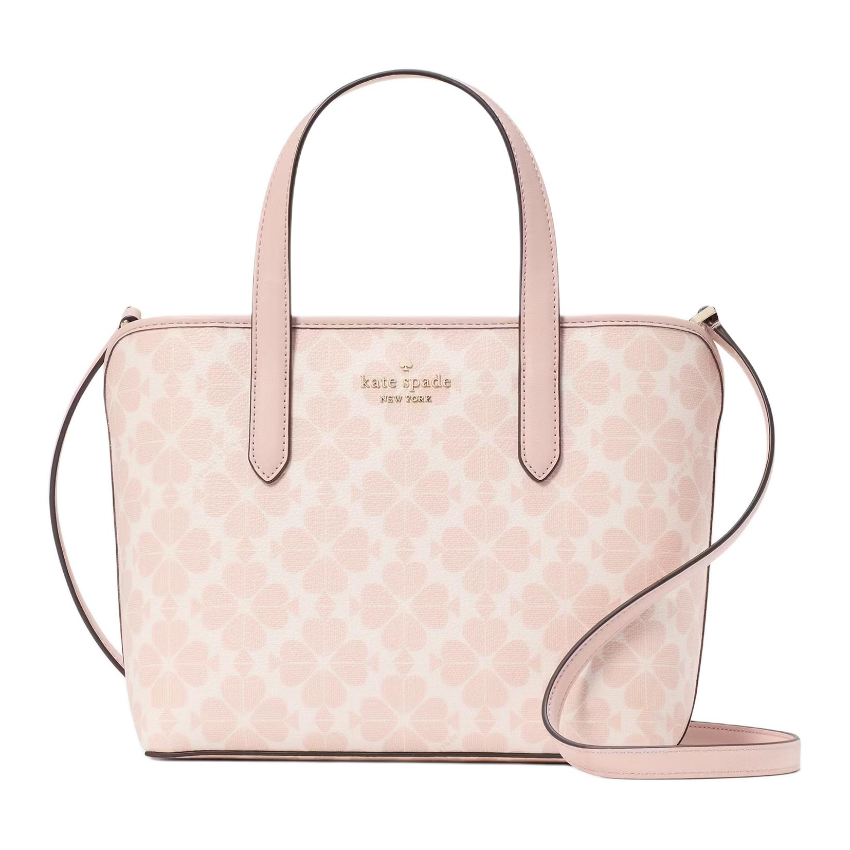 

Kate Spade Цветочная пвх сумка тоут, шоппер, сумка через плечо, кроссбоди, маленькая женская сумка pink