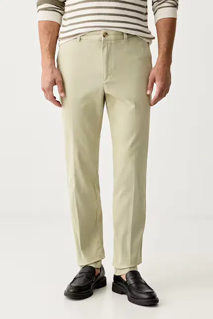 Чинос мужские slim fit H-Kaiton1 BOSS, зеленый