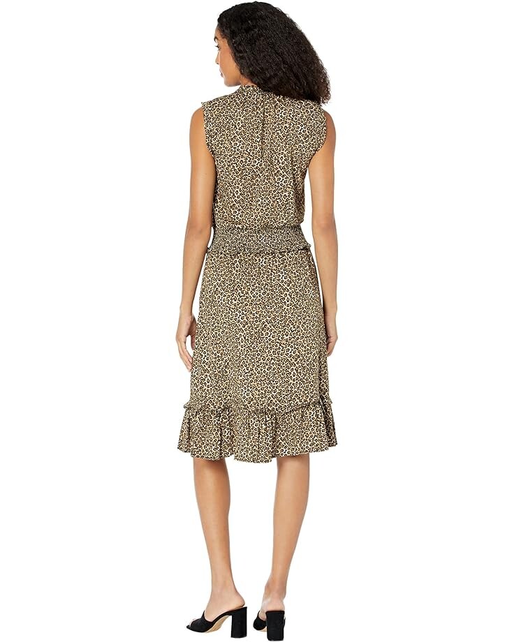 

Платье Michael Kors Cheetah Smocked Waist Dress, цвет Husk