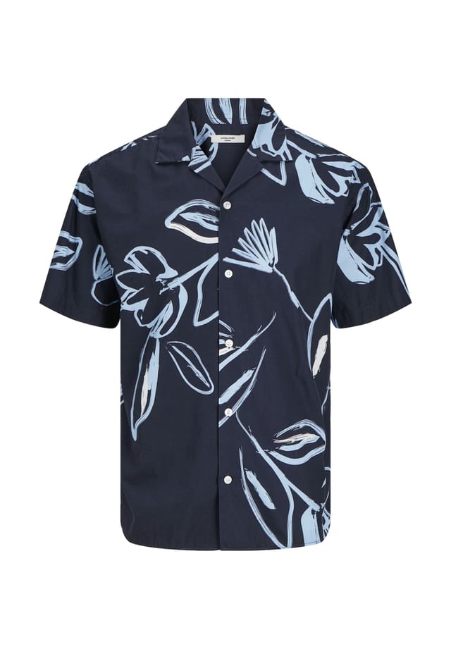 

Рубашка Palma Resort с коротким рукавом Jack & Jones, синий