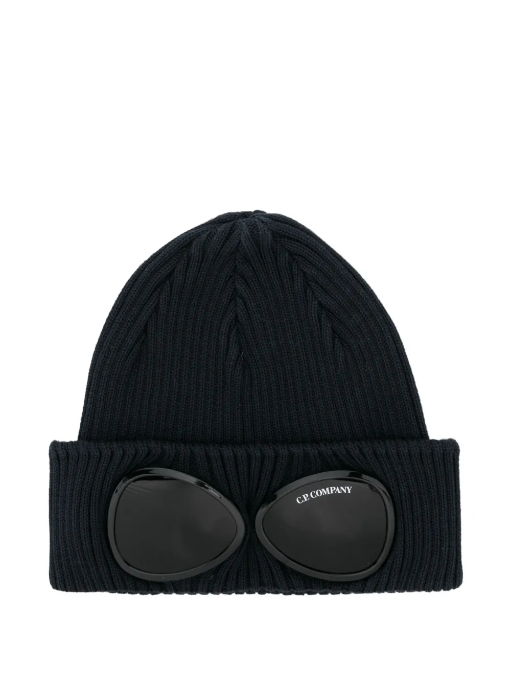 

Шапка бини с декором Goggles C.P. Company Kids, синий