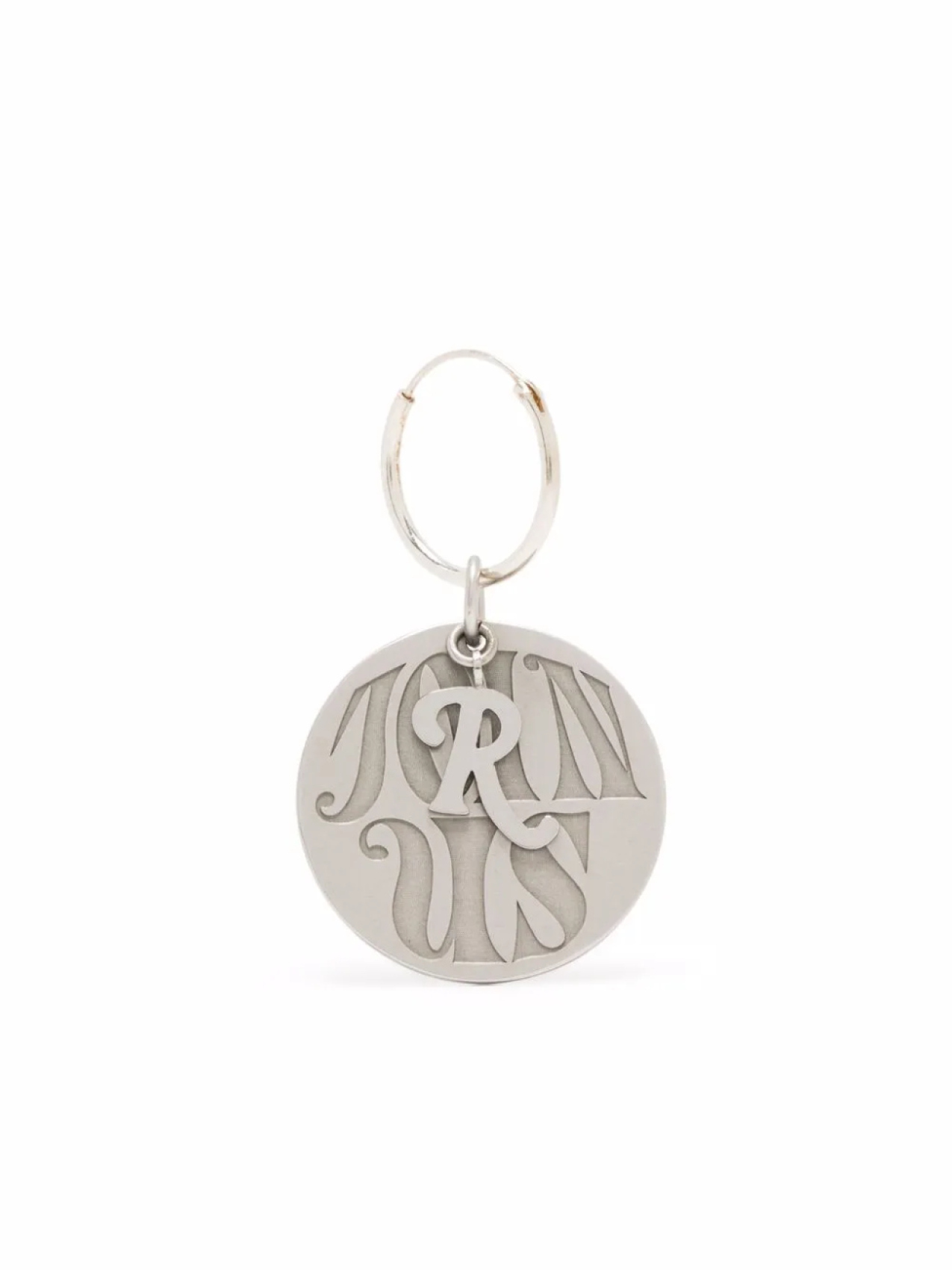 

Raf Simons серьга Join Us с подвеской, серебряный