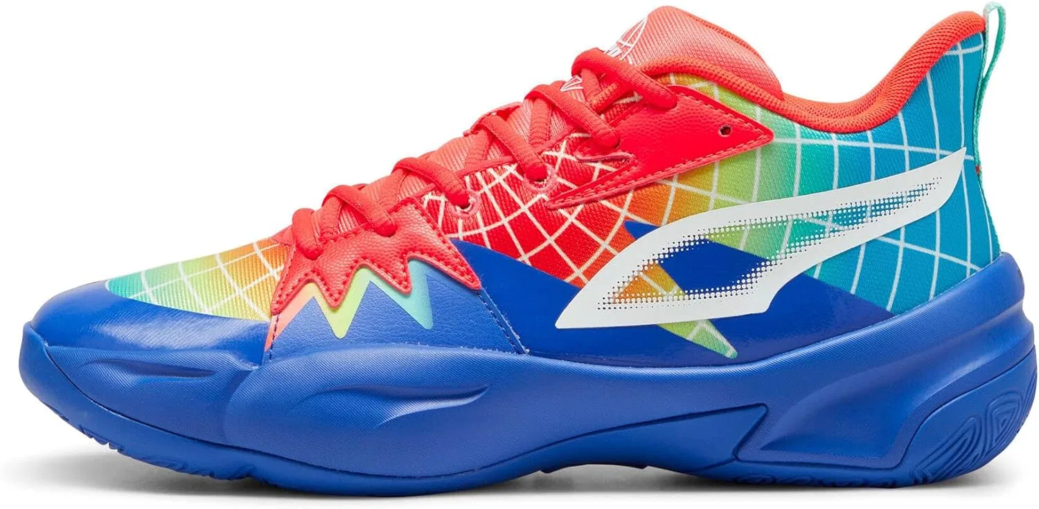 Мужские бутсы PUMA Genetics Mid Boot, Royal Sapphire Red Blast